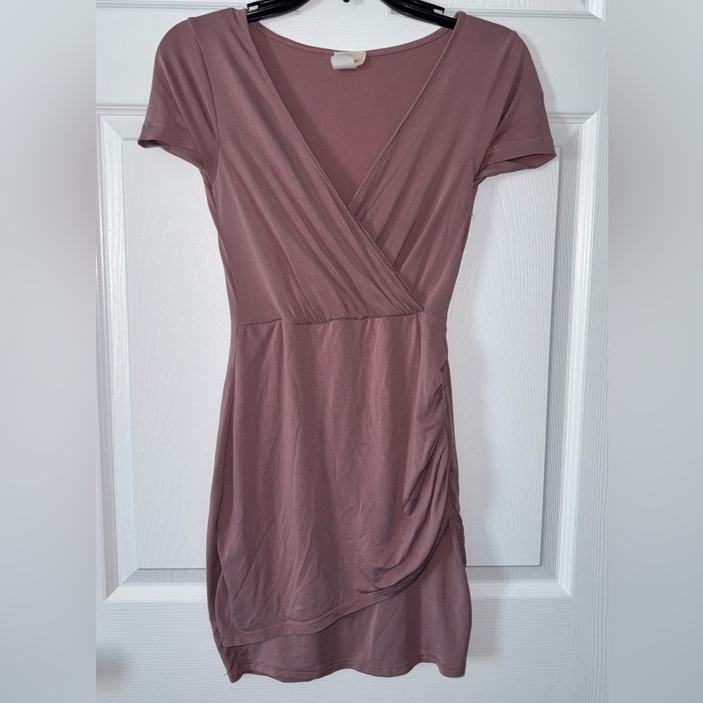 Rose colored dress